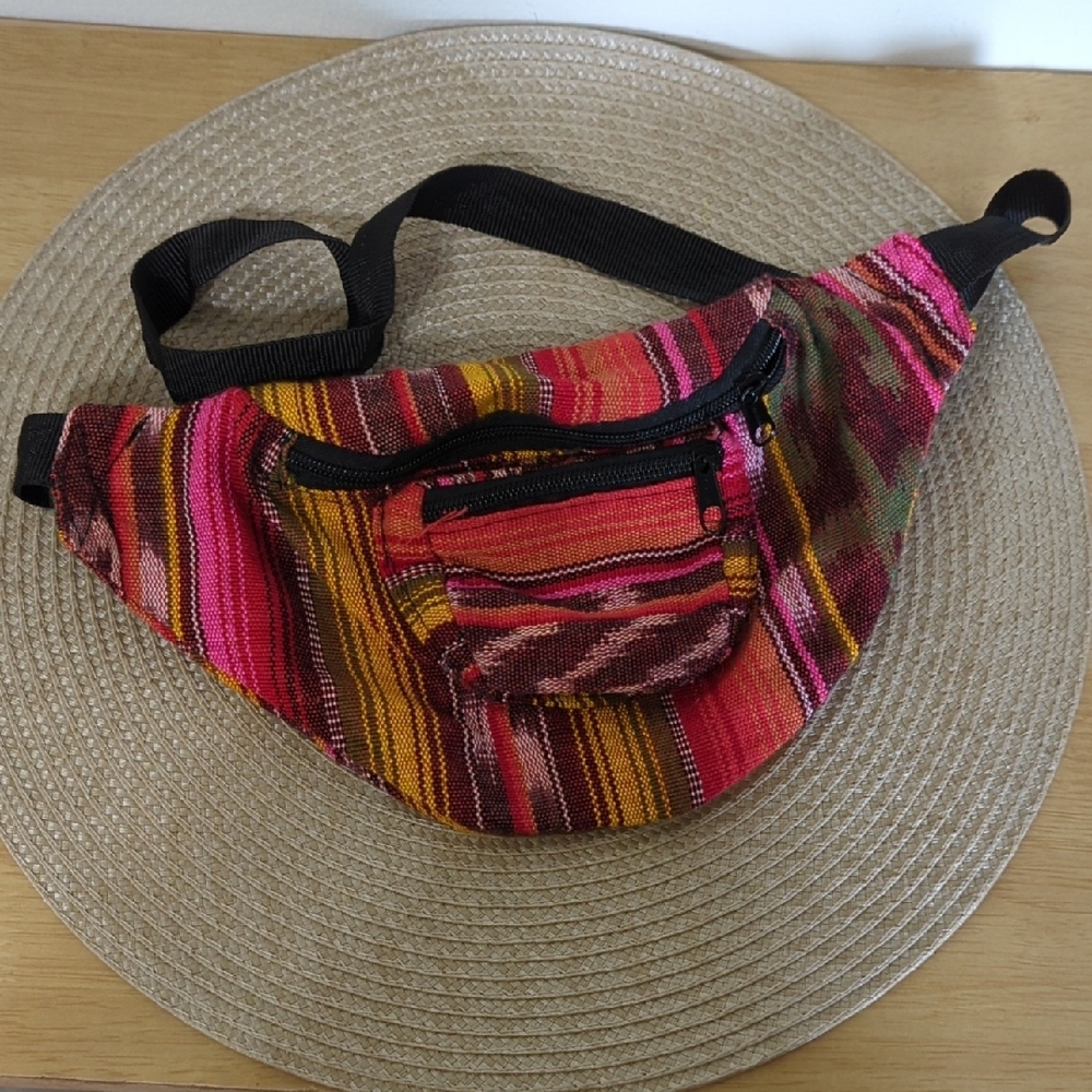 Colorful Striped Women's Bag